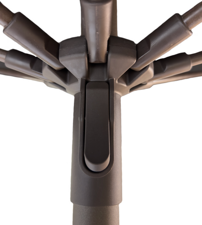 Sombrilla Modena O'Bravia Negra 2.7m