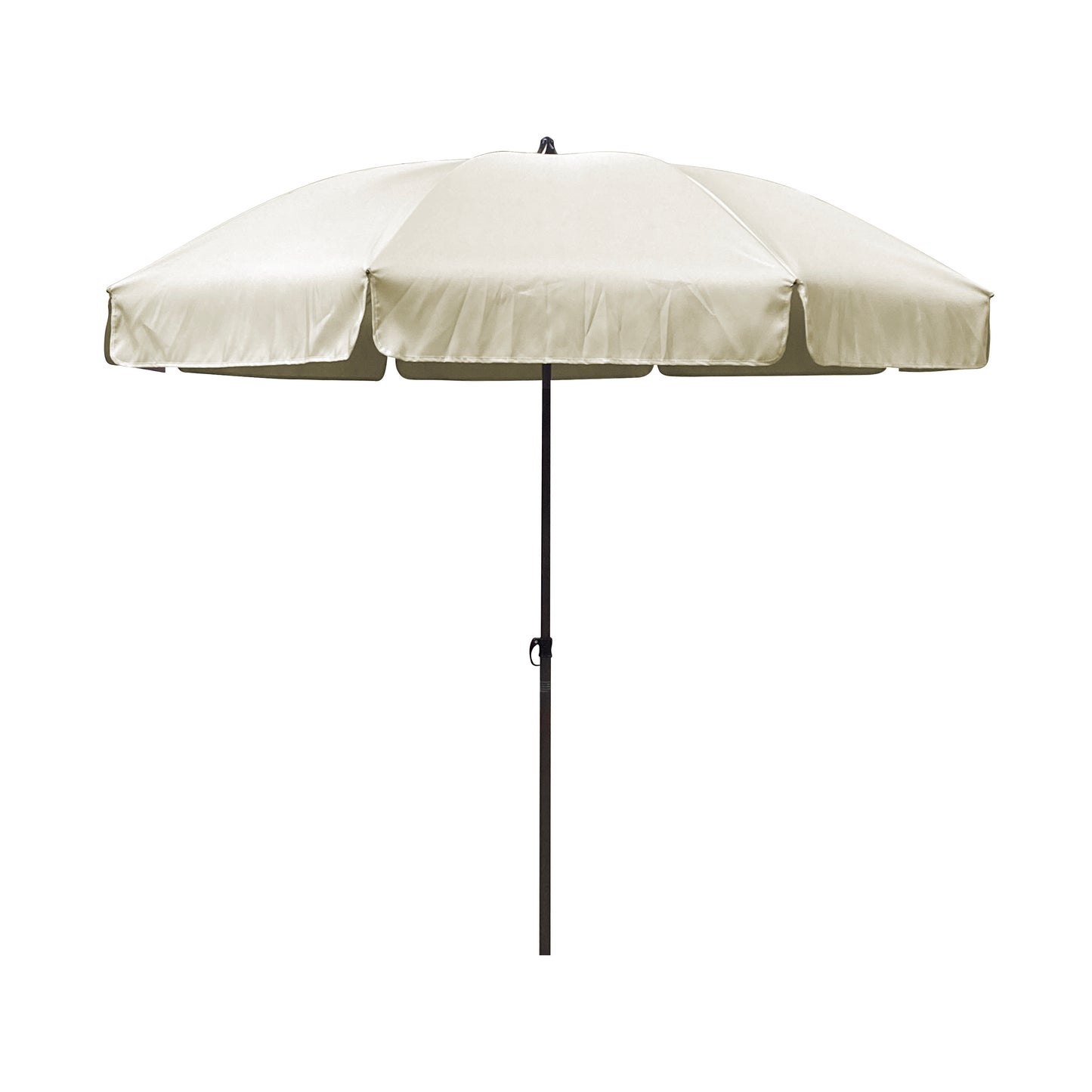 Sombrilla Sicilia color vainilla de poliéster 3m para jardín, terraza y restaurante