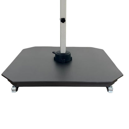 Base de granito con ruedas para sombrilla Venecia beige cuadrada 4x4m – Sombrillas México